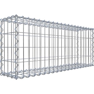 Gabiona Gabionenkorb 40 cm x 100 cm x 20 cm Maschenw 5 cm x 10 cm