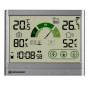 Bresser VentAir H Thermo-Hygrometer in Anthrazit mit digitaler Anzeige von Temperatur, Luftfeuchtigkeit und Lüftungsempfehlung.