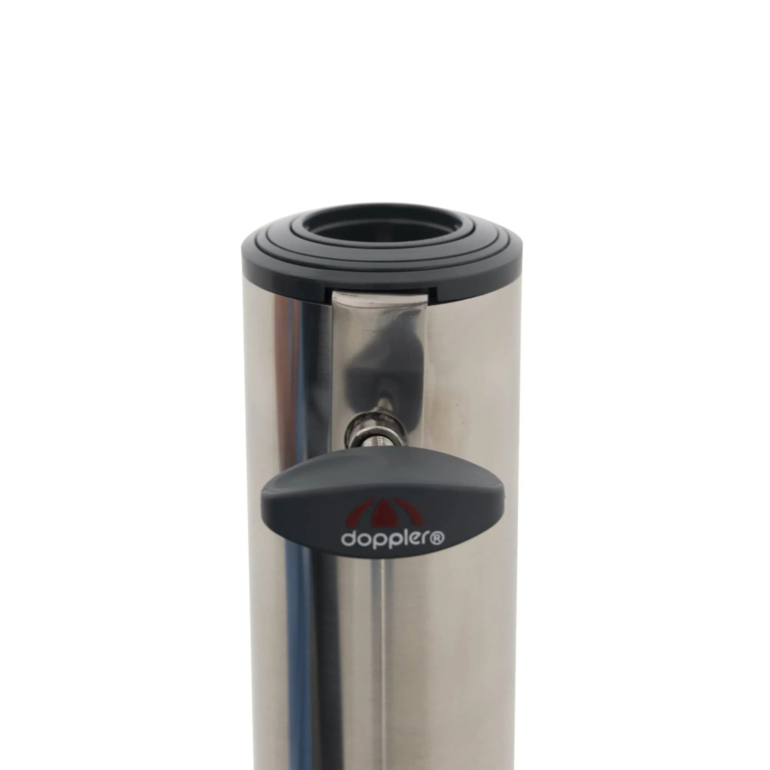 Doppler Rollsockel Easy Move Switch 50 kg, Schirmständer aus Edelstahl mit Griff.