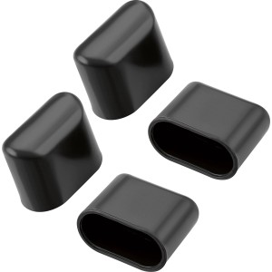 Fußkappen Set für Sacramento Gartenbank aus Stahlgeflecht, 4 Stück