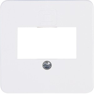 Kopp TDO Abdeckung Europa, arktisweiße Blende für Telefon-Anschlussdose.