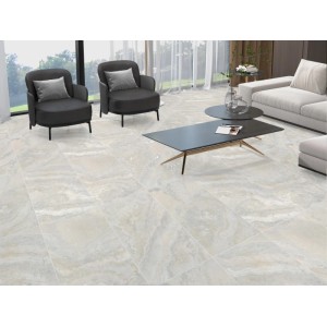 Eco Cerram Bodenfliesen Aroma Silber Matt 121 cm x 61 cm