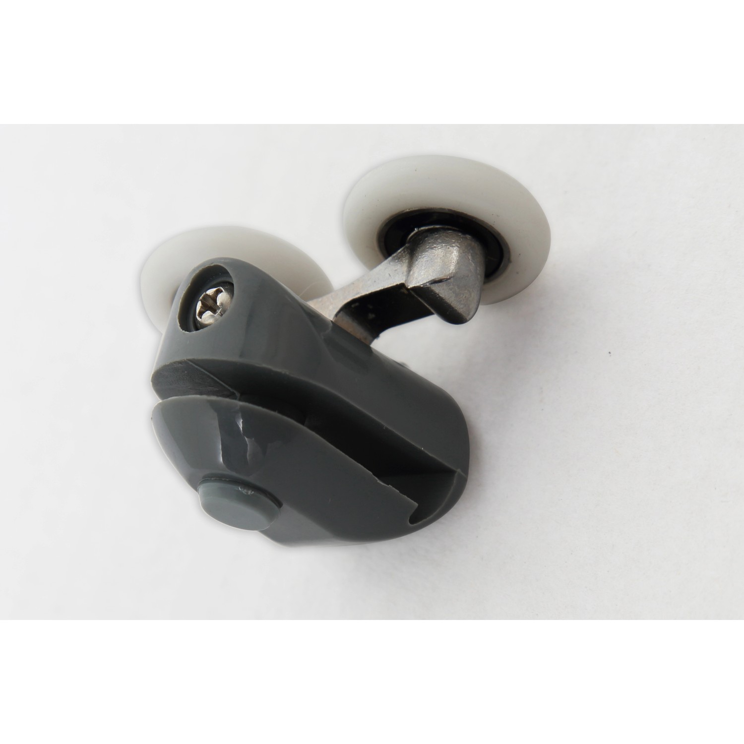 Doppelrolle für Duschkabinen, 4er-Set, geeignet für 4-5 mm Glasstärke.