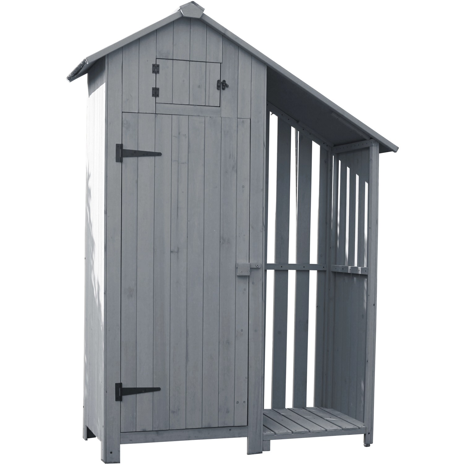 Leco Gartenschrank Vintage Plus Dunkelgrau kaufen bei OBI