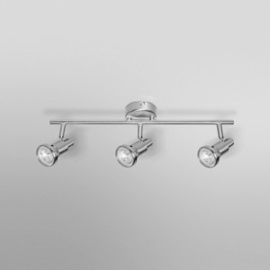 Ledvance LED-Spot, 3-flammig, silberfarben, 17 cm. Deckenleuchte mit drei Strahlern.