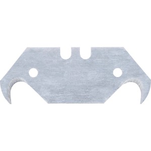 LUX Messerklinge Comfort, 0,5 mm, für Teppichmesser. Doppelhakenklinge, 5 Stück.