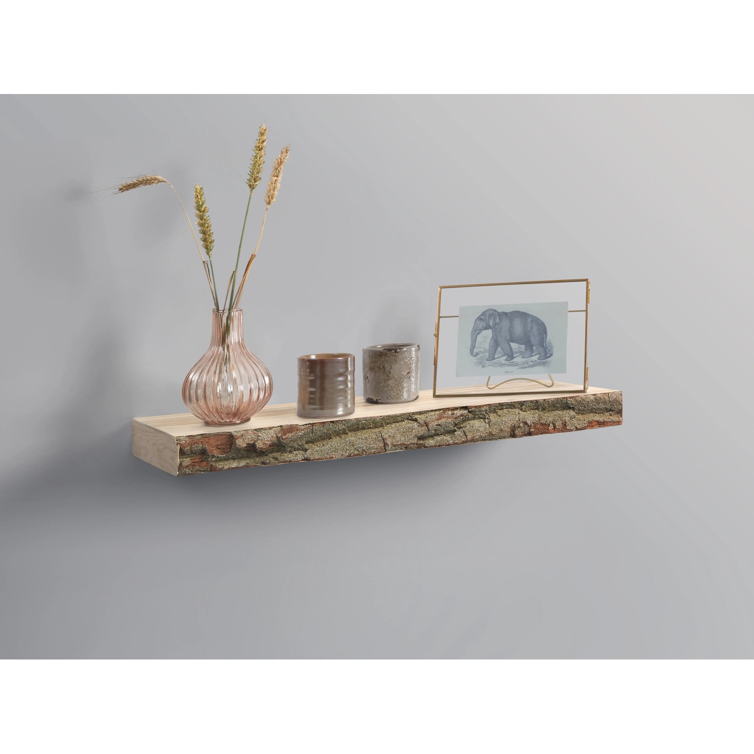 Holz-Wandregal Carlton 4,6 cm x 60 cm x 24 cm Weiß kaufen bei OBI
