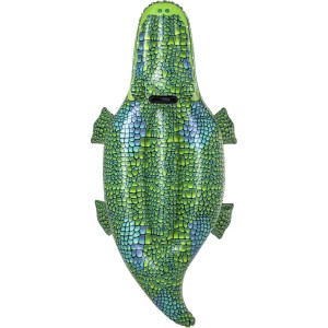 Bestway Schwimmtier Krokodil, grüne aufblasbare Badeinsel für Kinder.