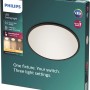 Verpackung der schwarzen Philips LED-Panel Superslim SceneSwitch Deckenleuchte mit 3 Helligkeitsstufen.