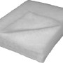 OBI Flauschfettfilter, 2 Stück, für Dunstabzugshauben. Weißes Polyester-Material.