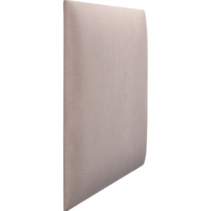 Quadratisches Wandkissen, 30x30 cm, Creme. Dekoratives Wandpolster für Wohnräume.