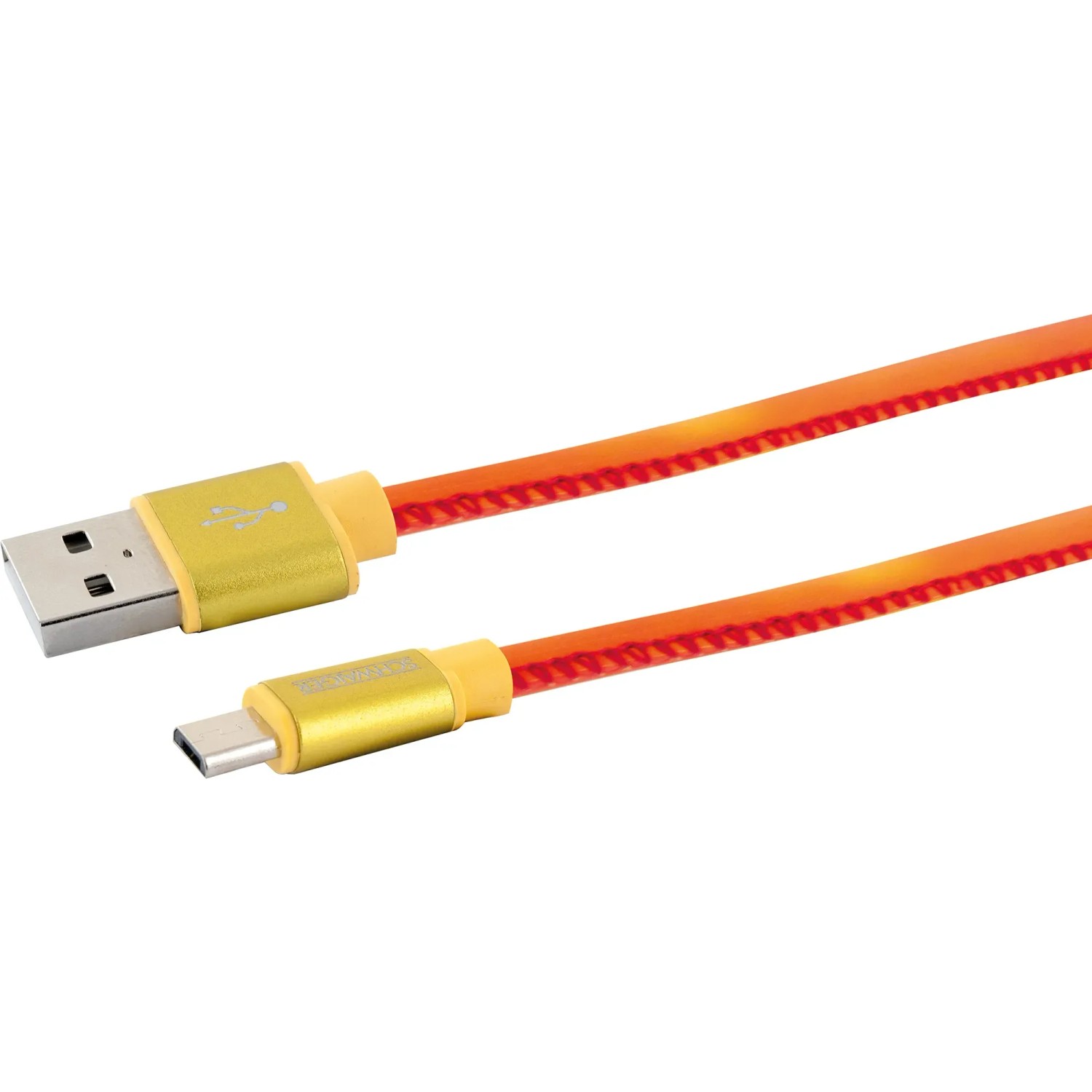 Schwaiger LK200M 532 Cavo Micro-USB 2 Metri Bianco - Per Sincronizzazione E Ricarica - Universale