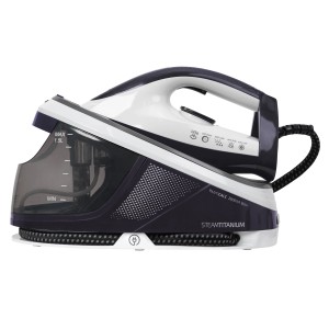 Silva Homeline DBS 580 Dampfbügelstation mit abnehmbarem Wassertank und Keramiksohle.