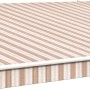 Gelenkarmmarkise Wismar Classic, 300x200 cm, braun-beige gestreift, für Terrasse und Balkon.