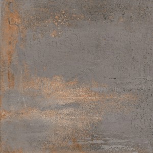 Feinsteinzeug Terrassenplatte Metallic Rusty, 60x60 cm, matte Optik.