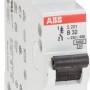 ABB Leitungsschutzschalter, 1-polig, 32A. Einbauautomat zum Schutz vor Überlastung und Kurzschlüssen.