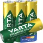 Varta Recharge Akkus Power Mignon (AA) 2600 mAh, 4er-Pack. Wiederaufladbare Batterien für Standardanwendungen.