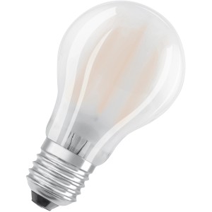 Osram LED-Lampe E27 in Kerzenform, 2,5W, warmweiß, 250lm, 10,5x6cm. Ideal für Wohnräume.