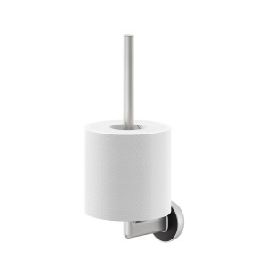 Tiger Cooper Reserverollenhalter, gebürsteter Edelstahl/Schwarz, für 2 Rollen Toilettenpapier.