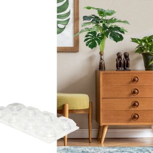 Wagner Elastikpuffer-Set EH3115 Transparent 15 mm x 15 mm x 6 mm 8-tlg.