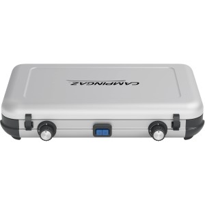 Campingaz Gaskocher Camping Kitchen 2 Maxi CV, geschlossen. Kompakter 2-Flammen-Kocher für Camping & Outdoor.