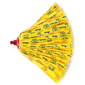 Vileda SuperMocio Soft Ersatzmopp, gelb mit Microfaser, für Reinigungsgeräte.