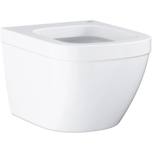 Grohe Wand-WC Euro Keramik Compact, spülrandlos, Alpinweiß. Tiefspüler für kleine Bäder.