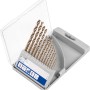 13-teiliges LUX Kobalt-Bohrer-Set Comfort im Kasten, ideal für Metall- und Edelstahlbohrungen.