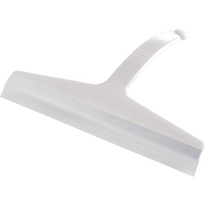 Weißer Breuer Glasabzieher, 235 mm, für streifenfreie Reinigung von Dusche, Fenster und Spiegel.