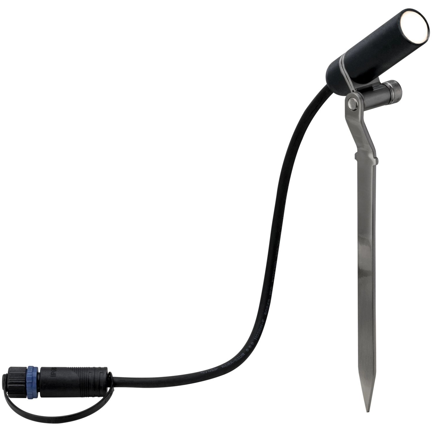 Paulmann Plug & Shine LED-Erdspieß Plantini, Warmweiß, für Außenbeleuchtungssysteme.