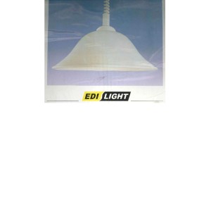 Eglo Albany Pendelleuchte, weiß mit alabasterfarbenem Glas, Hängeleuchte für Wohnräume.