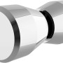 Detailaufnahme: Knopfgriff für Schulte AlexaStyle2.0 Dusche, Chromoptik.