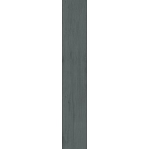 Graue, matte Feinsteinzeug Bodenfliese in Holzoptik, Format 19,7x119,7 cm.