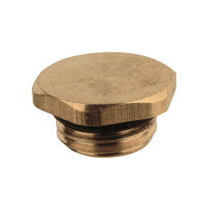 Kirchhoff MS-Stopfen 13,2 mm aus Messing mit O-Ring zur Abdichtung von Gewindefittings.