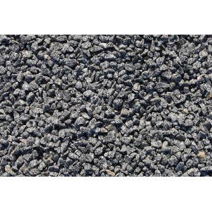 Granitsplitt Salz-Pfeffer, 8-12 mm, als Zierkies für Garten und Landschaft.