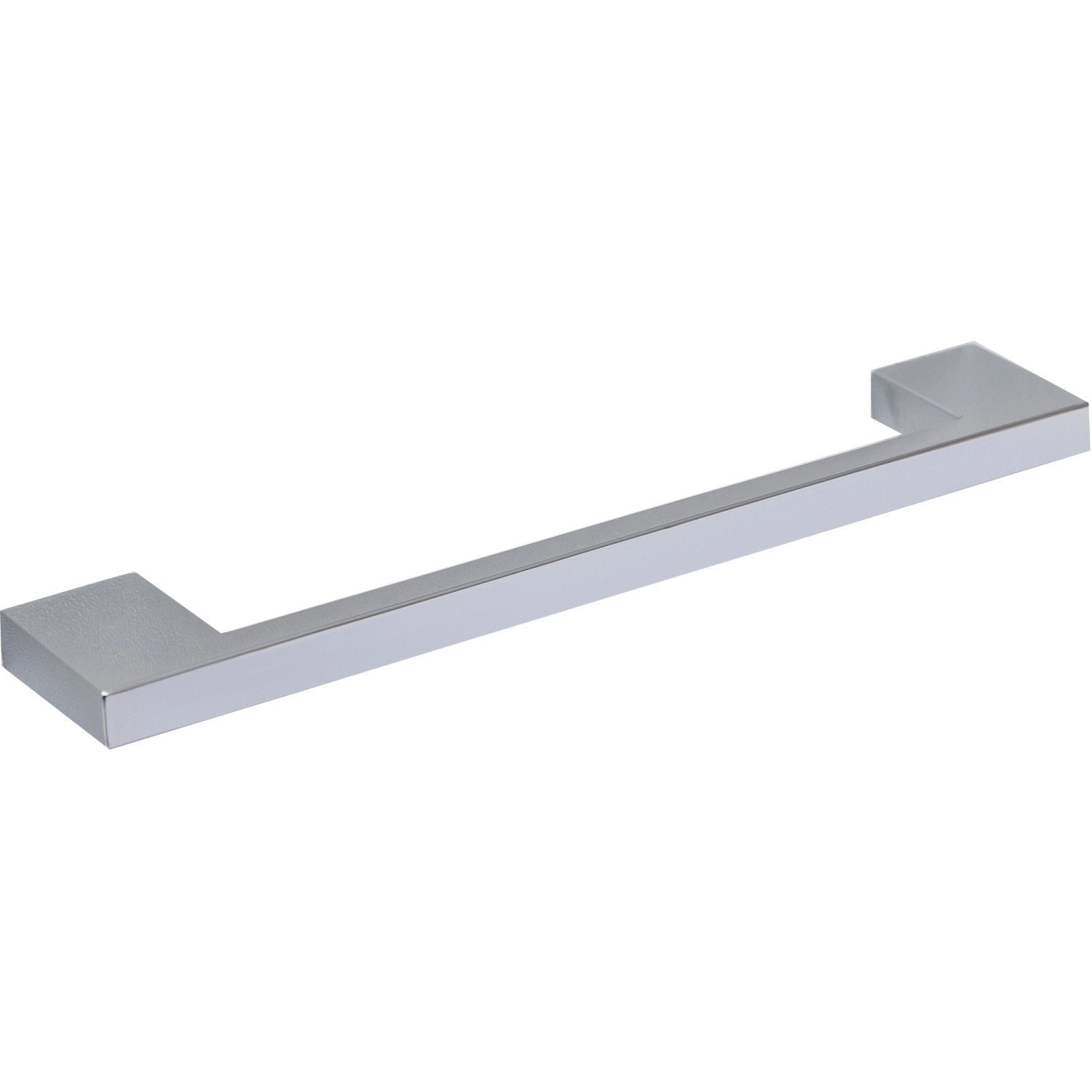 Metallgriff für Held Möbel Sorrento Küchen-Eckschrank, Bügelgriff in Silber.