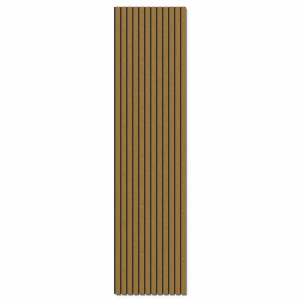 Denpanels Akustikpaneel Eiche Braun, 240x60 cm, foliert. Schallabsorbierend, FSC®-zertifiziert.