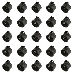 25er Set Iso-Schalterdosen, Ø 60mm, für Unterputzmontage von Schaltern und Elementen.