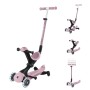 Globber Go-Up Deluxe Lights 360 3-in-1 Kinderfahrzeug in Beere. Aufsitzrad, Laufrad, Scooter mit LED-Rädern, höhenverstellbar.