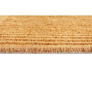 Astra Türmatte Coco Shape Streifen, Natur, ca. 45x75 cm, aus Kokosfasern.