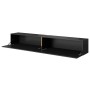 Selsey TV-Hängeboard Bisira 200 cm Schwarz mit Goldenem Einsatz_8