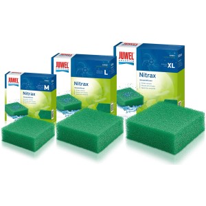 Juwel Nitrax Nitratentferner für Aquarien in verschiedenen Größen (M, L, XL).