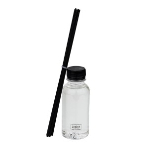 Schöner Wohnen Nachfüllduft Cedar, 150ml, mit schwarzen Duftstäbchen.