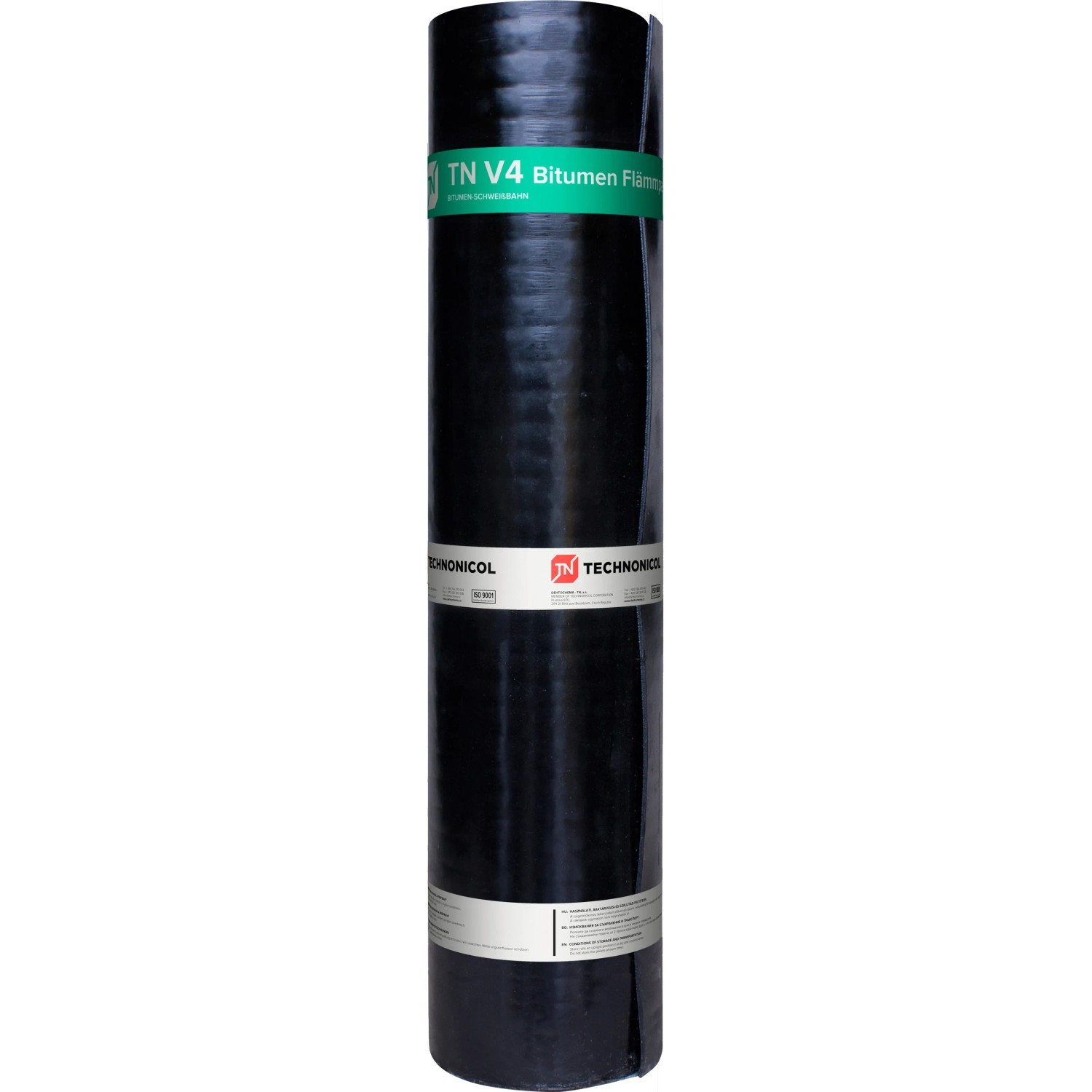 Rolle Bitumen Flämmpappe V4 (7,5 m²) zur Abdichtung & als Dampfsperre.