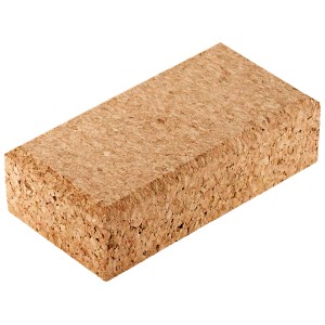 LUX Hand-Schleifklotz aus Kork, Schleifmittel zum Glätten von Oberflächen.