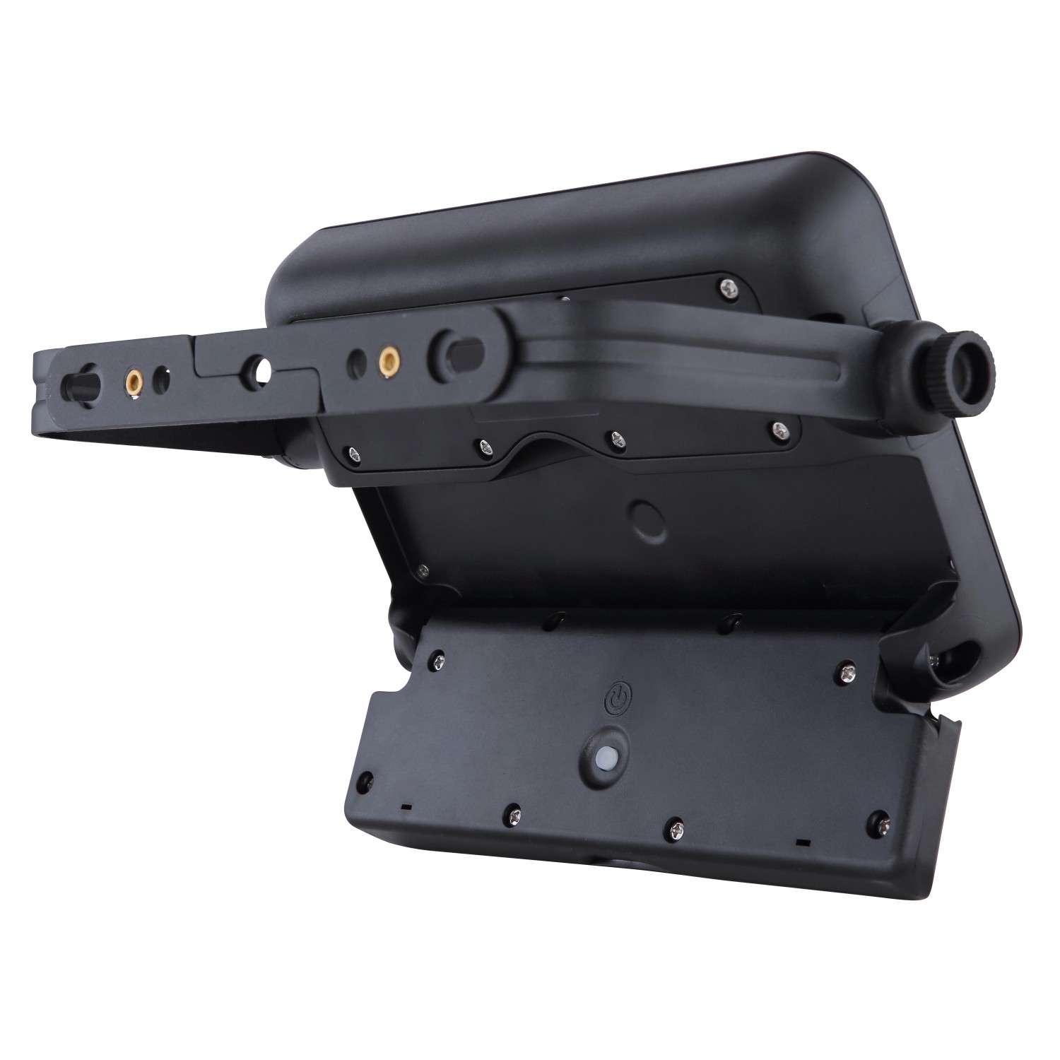 Schwarze Globo Solarleuchte mit Sensor, 3,4 cm, aus Kunststoff für den Außenbereich.