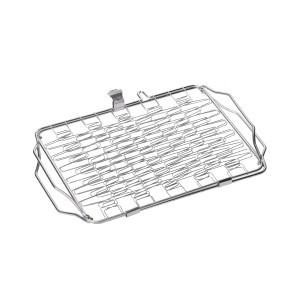 Napoleon Fisch- und Gemüsehalter aus Edelstahl für den Grill.