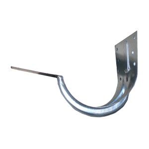 Verzinkter Rinnenträger Spezial RG 100 für die Montage von Metall-Dachrinnen.