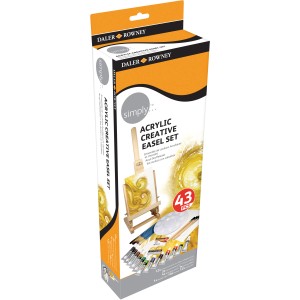 Daler-Rowney Simply Acryl Kreativ-Staffelei-Set