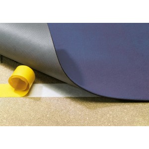 LUX Verlegeband, 5 m x 50 mm, doppelseitiges Klebeband für Teppich, Estrich und Linoleum.